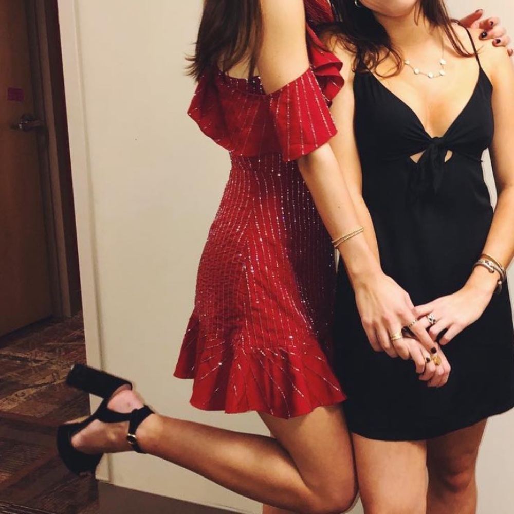 Lovers and friends beaded dress